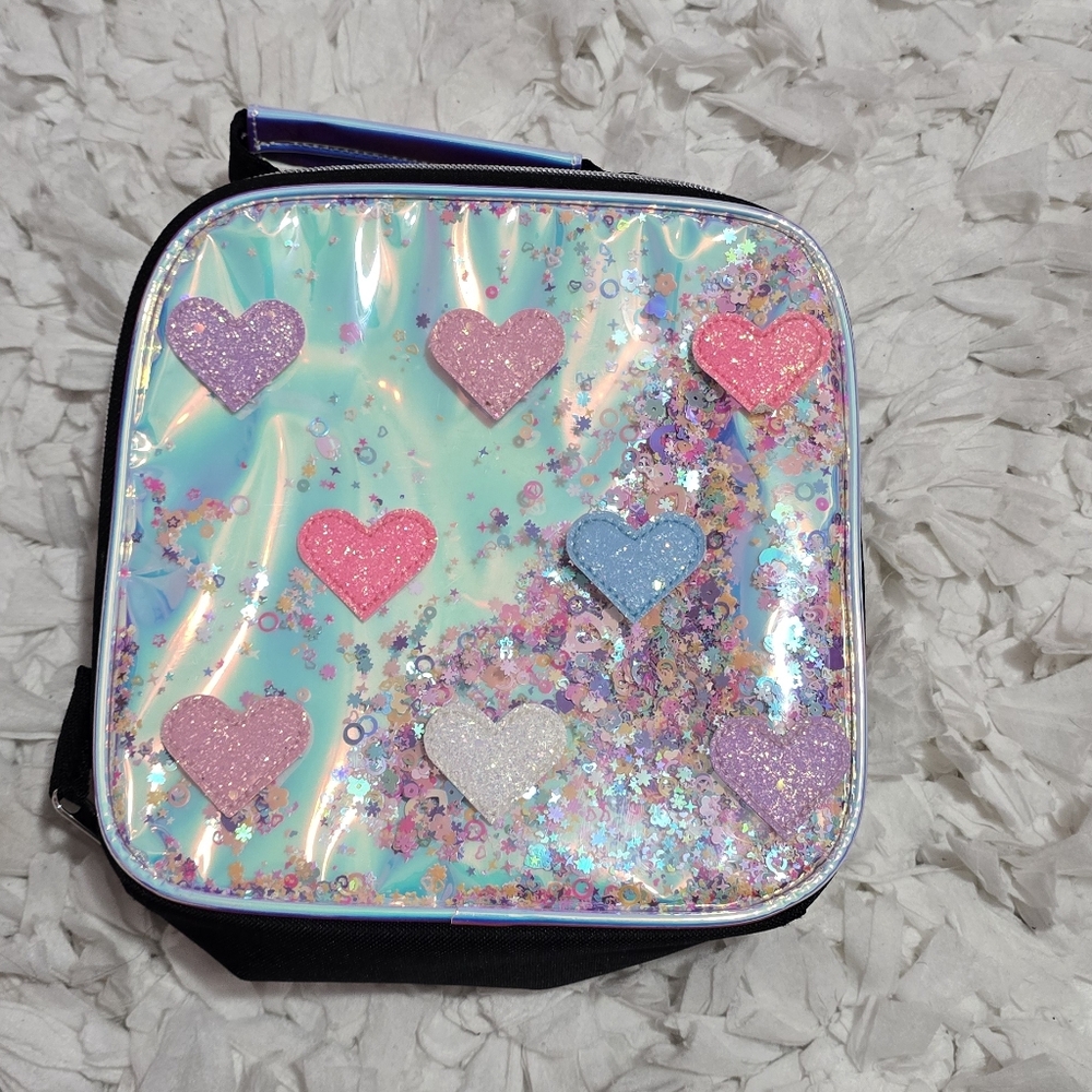 Colorful Heart Glitter Lunch Bag Children's Place
